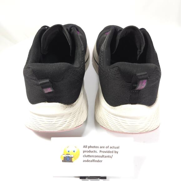 Skechers Go Run Athletic Running Lace Up Shoe Womens Size 9 129601W Black - Picture 3 of 9